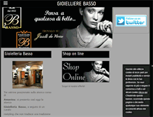 Tablet Screenshot of bassogioielli.com